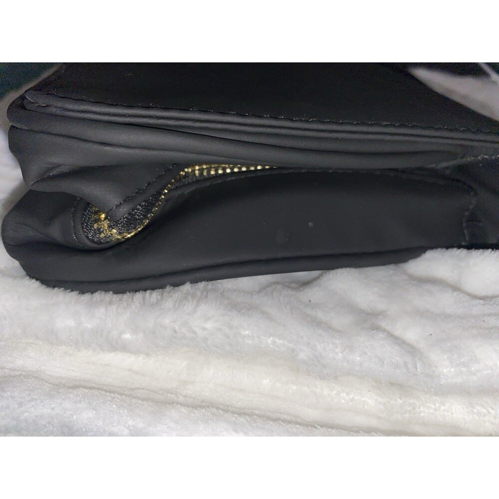 Versace Parfums Black Gold Shoulder Crossbody Bag + Dustbag - Picture 12 of 15